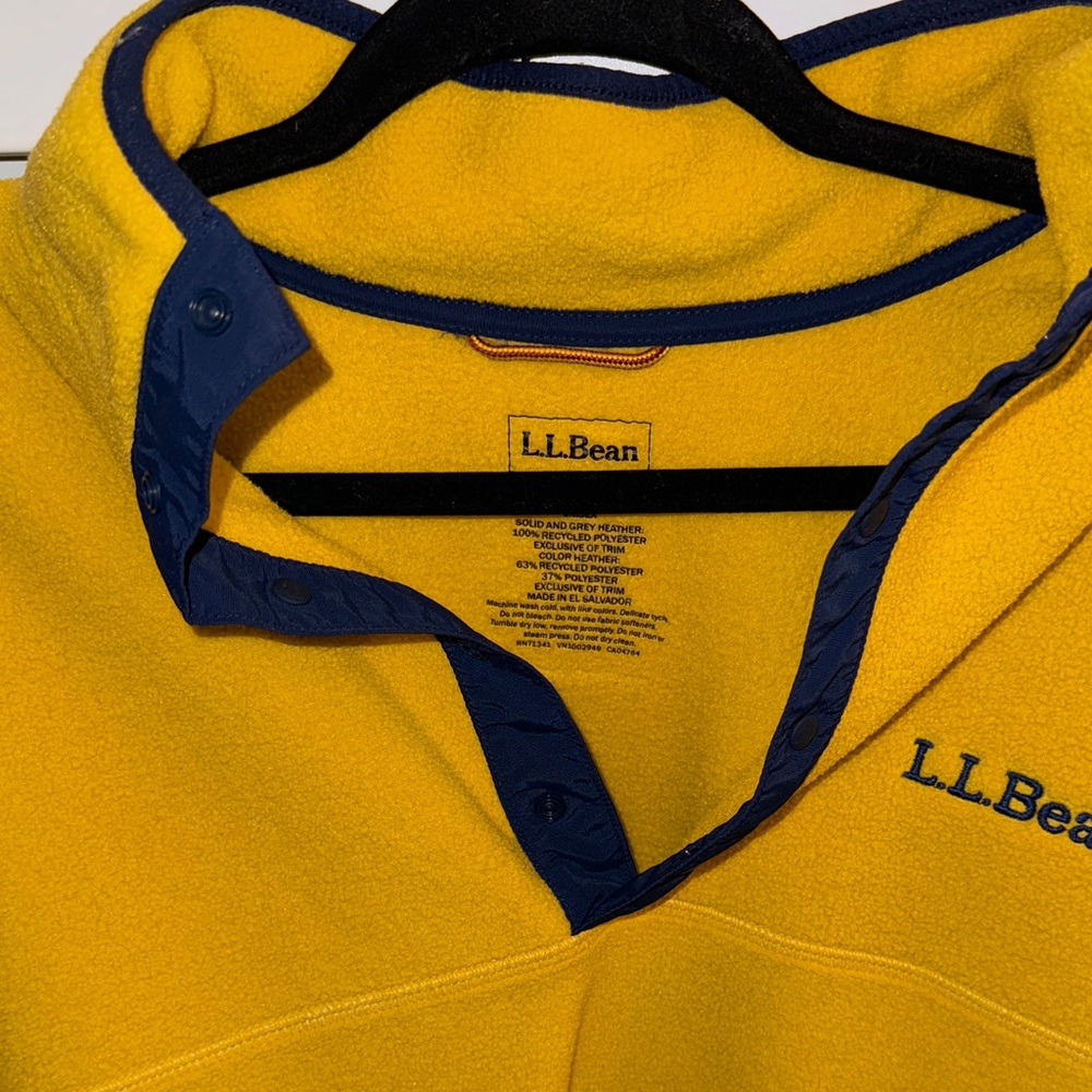 L.L. Bean Golden Fleece with Navy Trim - Picture 6 of 6